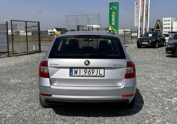 Skoda Octavia cena 54900 przebieg: 124700, rok produkcji 2018 z Wojkowice małe 232